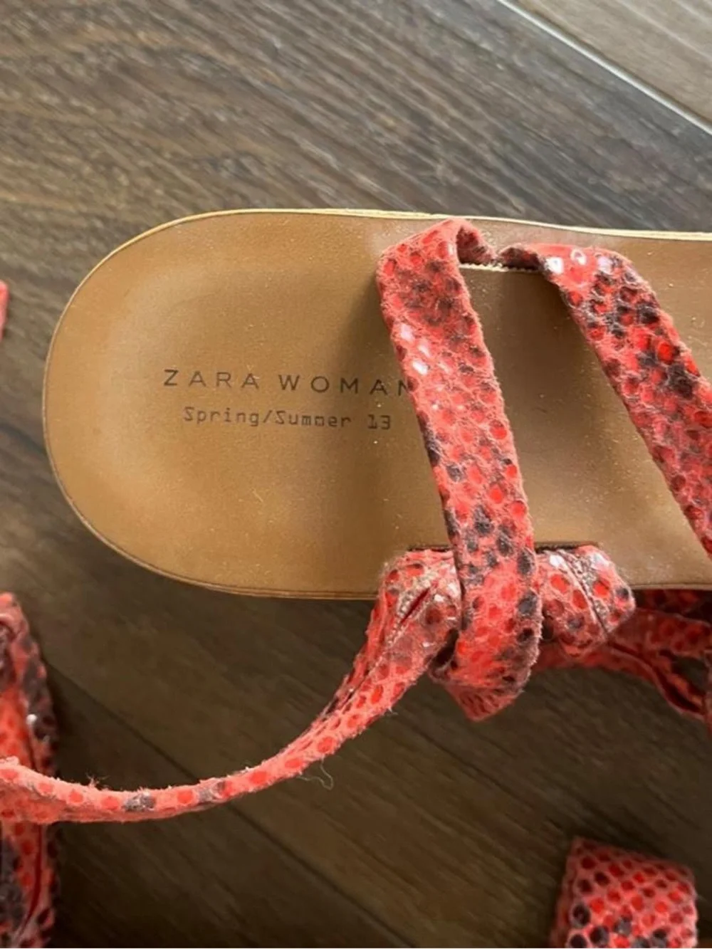 Zara  Strappy Wedges/Sandals